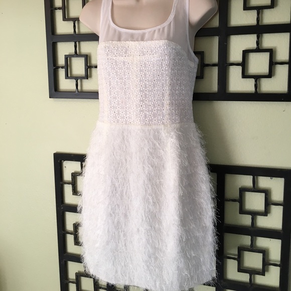 RACHEL Rachel Roy Dresses & Skirts - RACHEL Rachel Roy Fringed Dress Sz 4 White Special Occasion Cocktail Party Dress